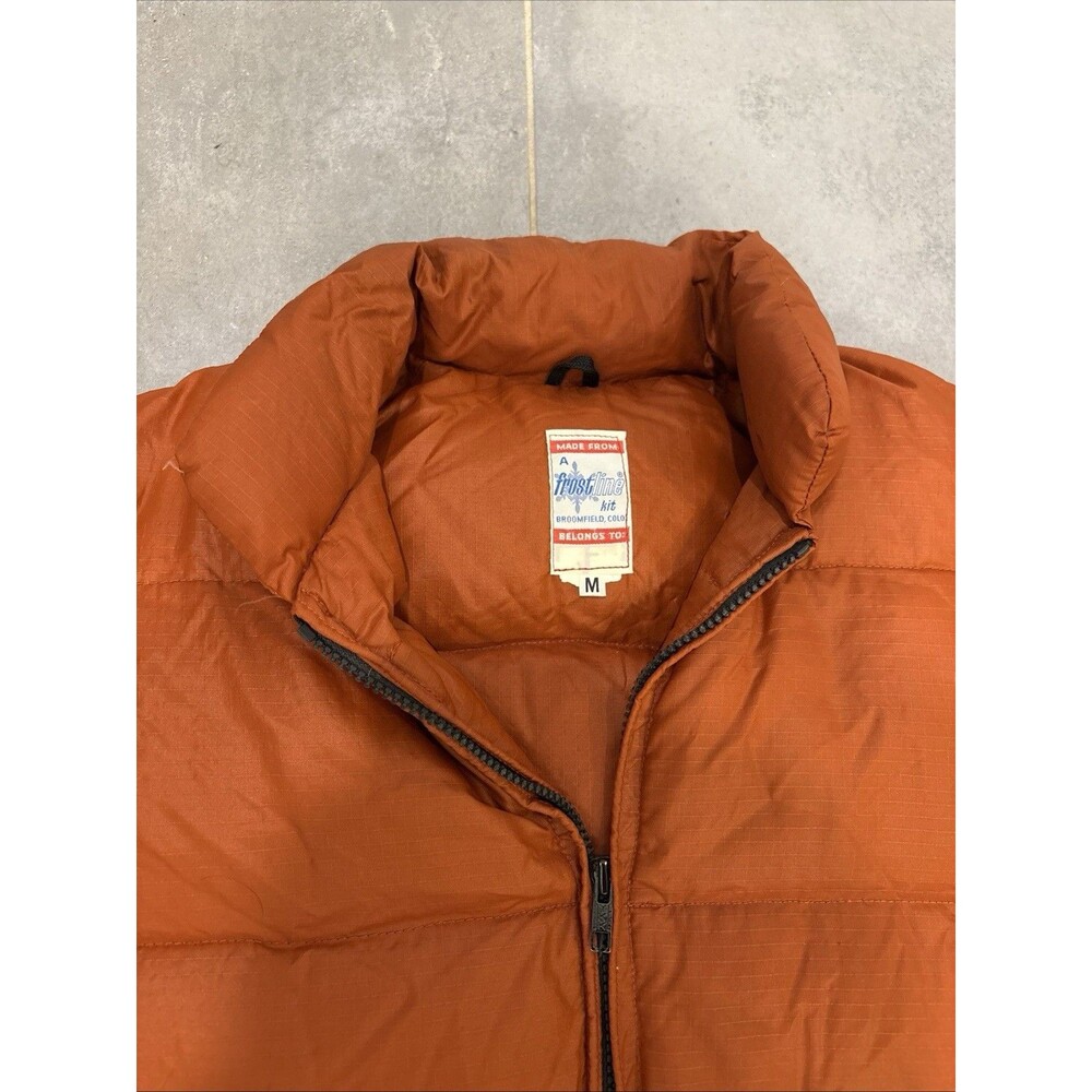 Vintage 1970’s Men’s Puffer Vest Down Insulated Frost Line Kit Colorado USA VTG